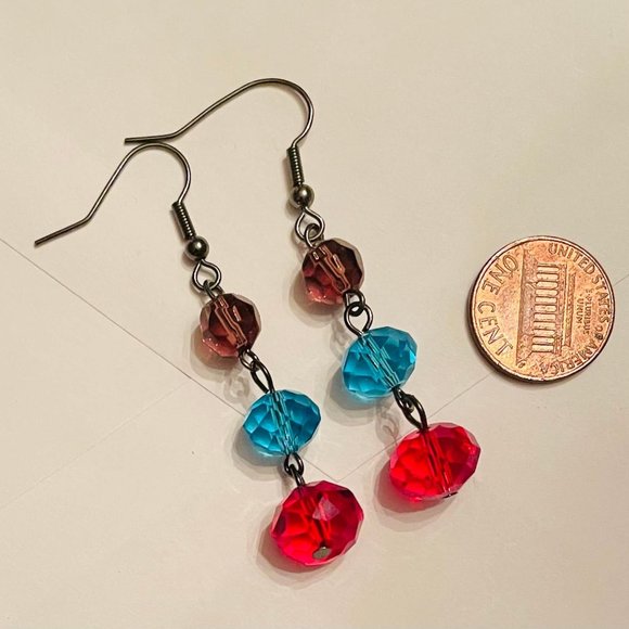 Beaded Drop Earrings - Picture 1 of 1